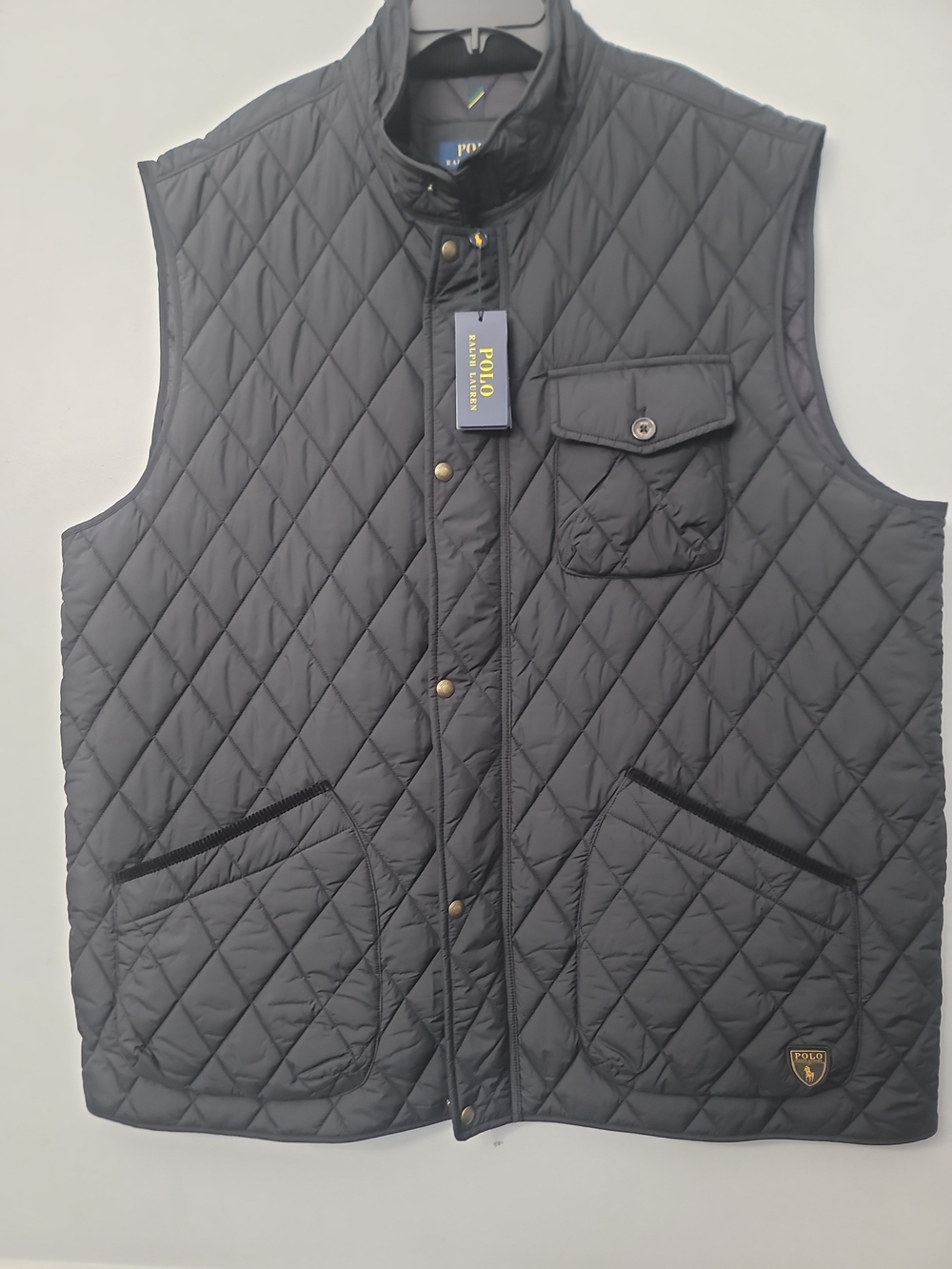 Polo by Ralph Lauren Quilted Black Men’s Vest